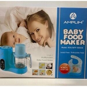 Amplim Baby Food Maker | Baby Food Processor | Baby Food Steamer New